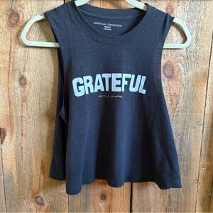 Spiritual Gangster “grateful” Muscle top - medium